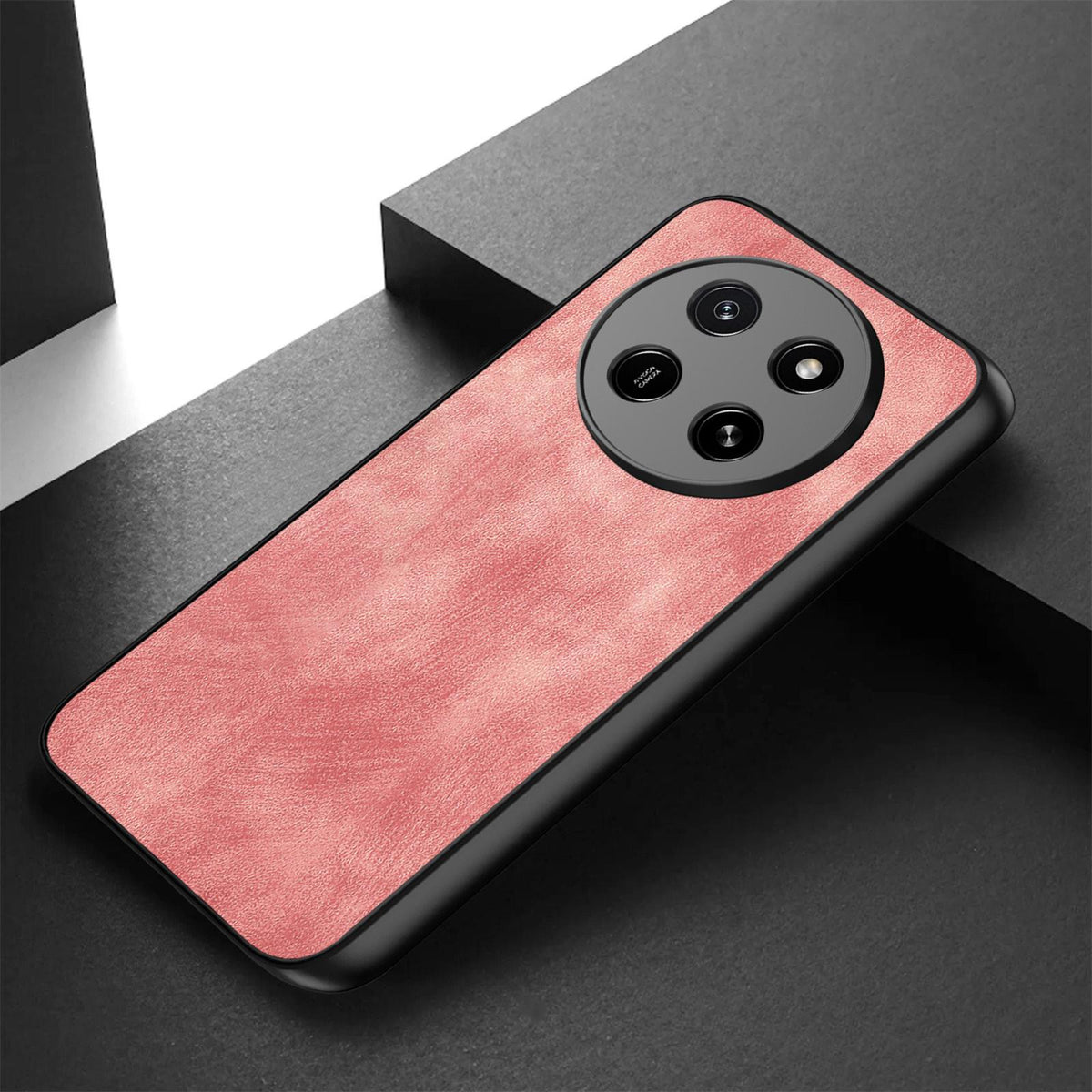 For Honor X80 Pro Max 5G Vintage Leather PC Back Cover Phone Case - Pink - SYA002631009A