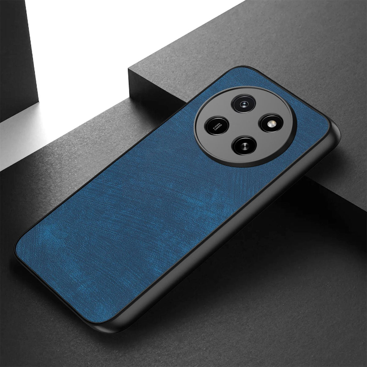 For Honor X80 Pro Max 5G Vintage Leather PC Back Cover Phone Case - Blue - SYA002631009C