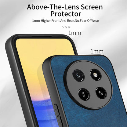 For Honor X80 Pro Max 5G Vintage Leather PC Back Cover Phone Case - Blue - SYA002631009C