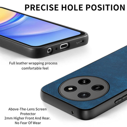 For Honor X80 Pro Max 5G Vintage Leather PC Back Cover Phone Case - Blue - SYA002631009C