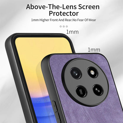 For Honor X80 Pro Max 5G Vintage Leather PC Back Cover Phone Case - Purple - SYA002631009E