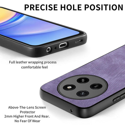 For Honor X80 Pro Max 5G Vintage Leather PC Back Cover Phone Case - Purple - SYA002631009E