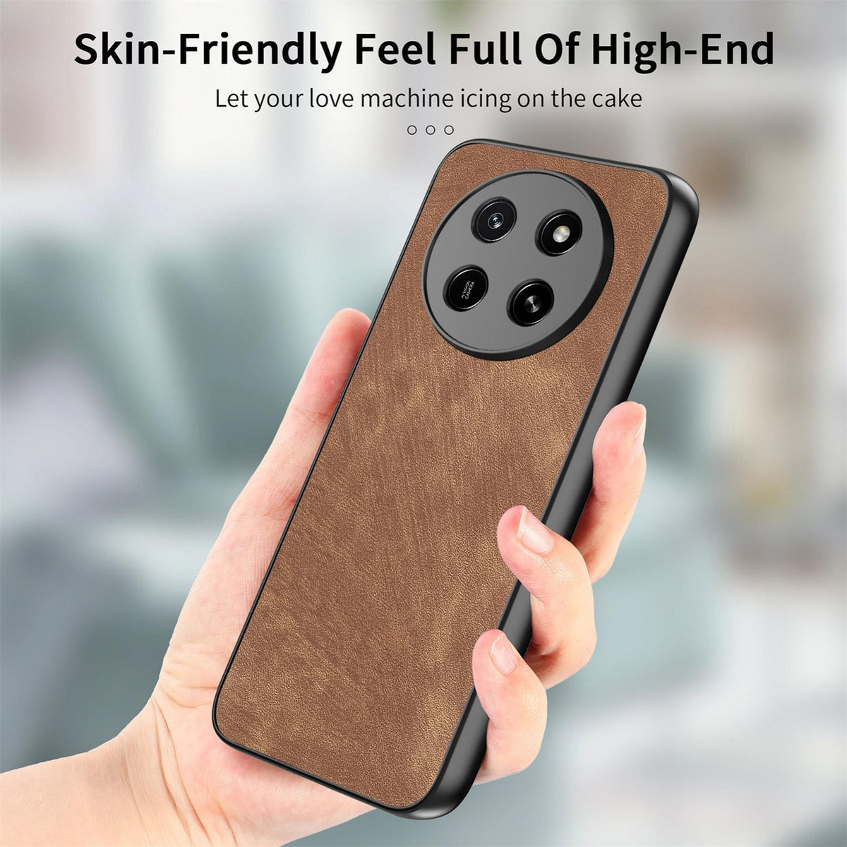 For Honor X80 Pro Max 5G Vintage Leather PC Back Cover Phone Case - Brown - SYA002631009F