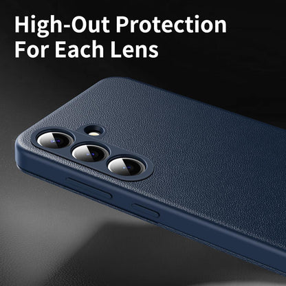 For Galaxy S26 FE 5G Smart View Window Leather Phone Case with Card Slot - Blue - SYA002774131A