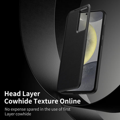 For Galaxy S26 FE 5G Smart View Window Leather Phone Case with Card Slot - Black - SYA002774131C