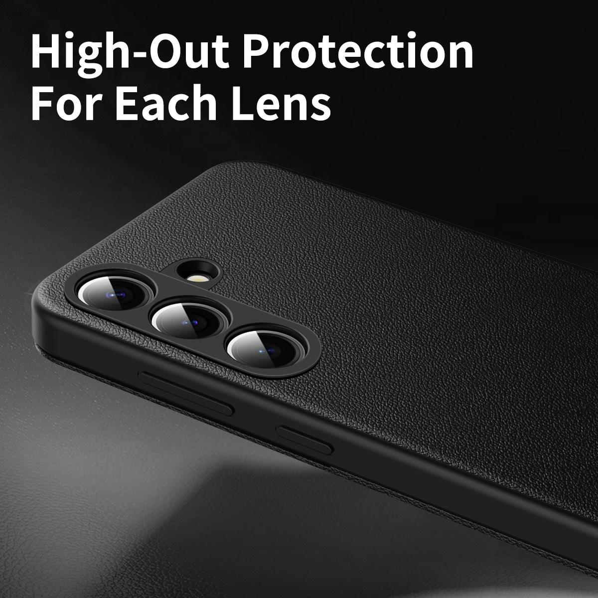 For Galaxy S26 FE 5G Smart View Window Leather Phone Case with Card Slot - Black - SYA002774131C