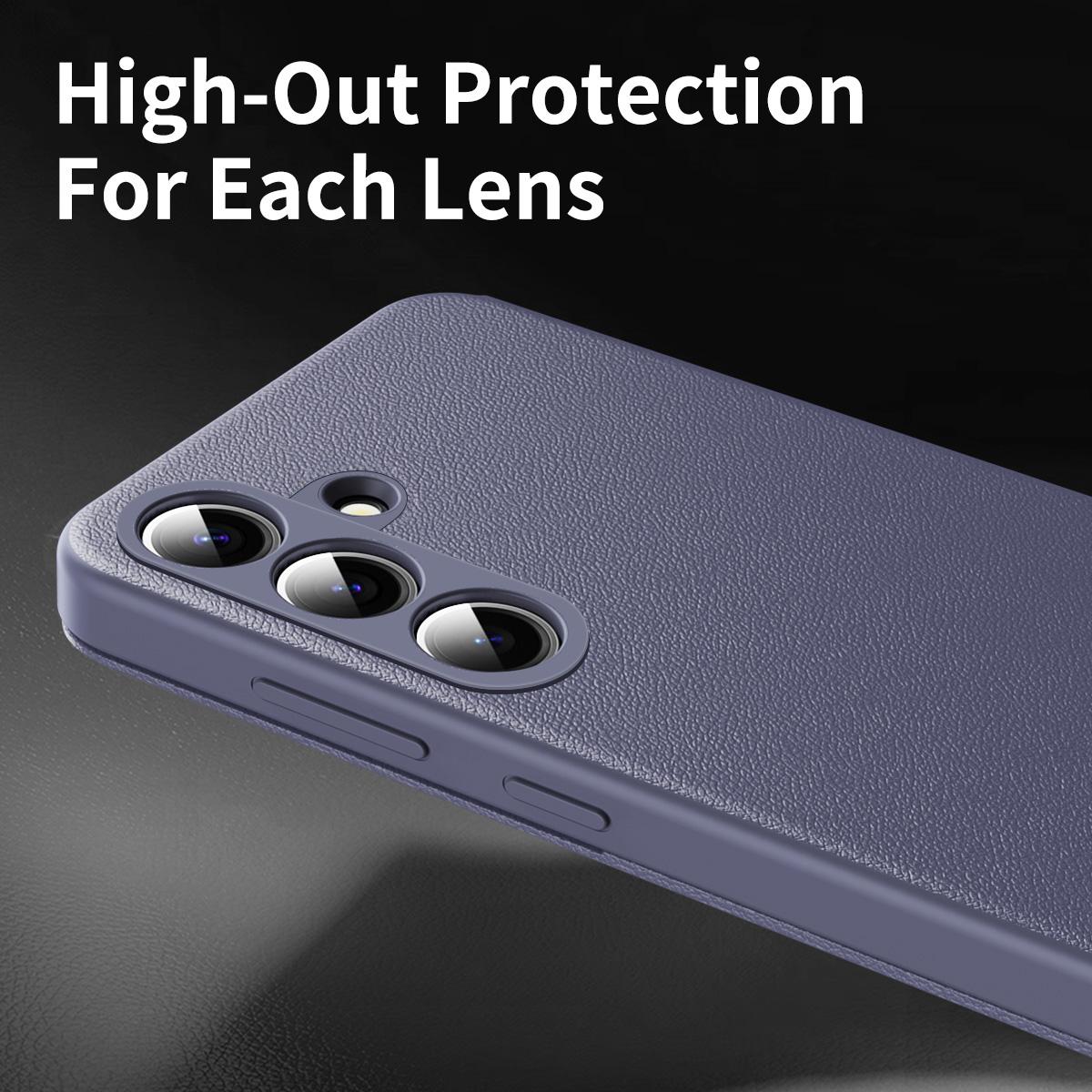 For Galaxy S26 FE 5G Smart View Window Leather Phone Case with Card Slot - Purple - SYA002774131E