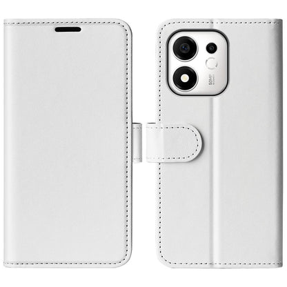 For Honor 600 Smart 5G R64 Texture Horizontal Flip Leather Phone Case - White - SYA002797519B