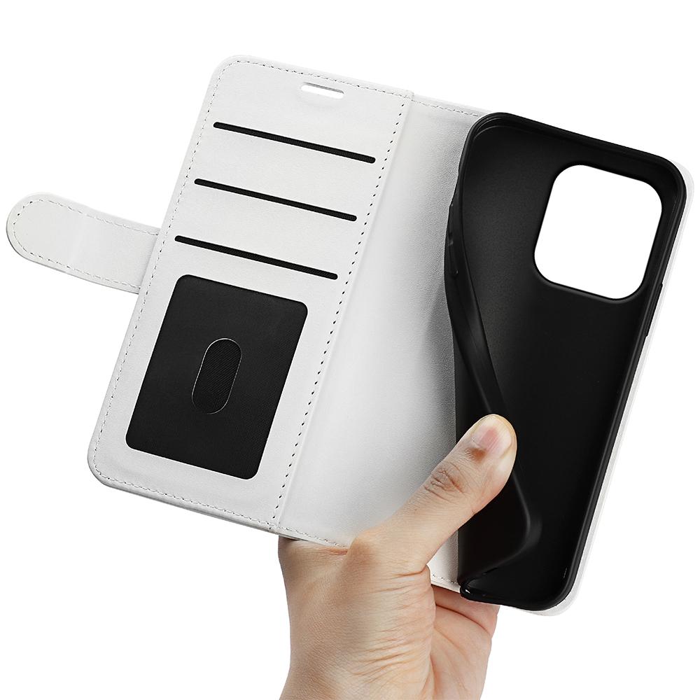 For Honor 600 Smart 5G R64 Texture Horizontal Flip Leather Phone Case - White - SYA002797519B