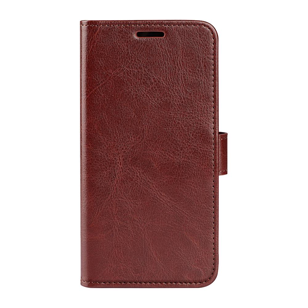 For Honor 600 Smart 5G R64 Texture Horizontal Flip Leather Phone Case - Brown - SYA002797519D