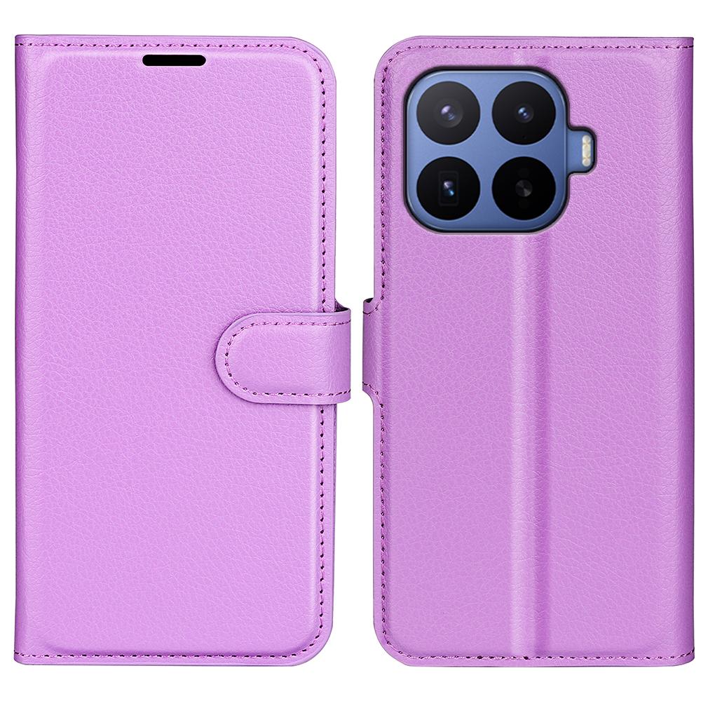 For Xiaomi 17T Pro  5G Litchi Texture Horizontal Flip Leather Phone Case with Holder - Purple - SYA002804636E