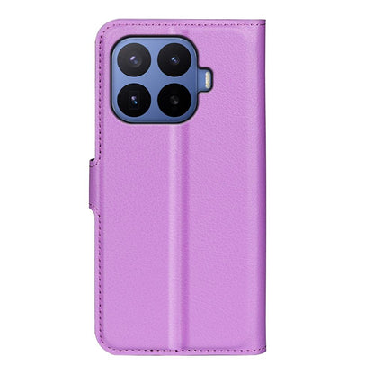 For Xiaomi 17T Pro  5G Litchi Texture Horizontal Flip Leather Phone Case with Holder - Purple - SYA002804636E