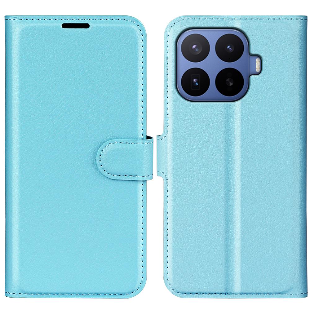 For Xiaomi 17T Pro  5G Litchi Texture Horizontal Flip Leather Phone Case with Holder - Blue - SYA002804636F