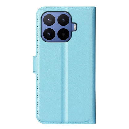 For Xiaomi 17T Pro  5G Litchi Texture Horizontal Flip Leather Phone Case with Holder - Blue - SYA002804636F