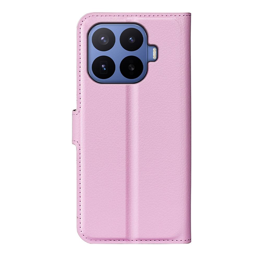 For Xiaomi 17T Pro  5G Litchi Texture Horizontal Flip Leather Phone Case with Holder - Pink - SYA002804636G