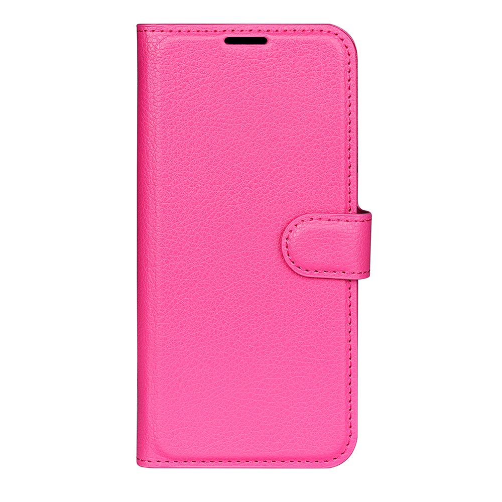 For Xiaomi 17T Pro  5G Litchi Texture Horizontal Flip Leather Phone Case with Holder - Rose Red - SYA002804636H