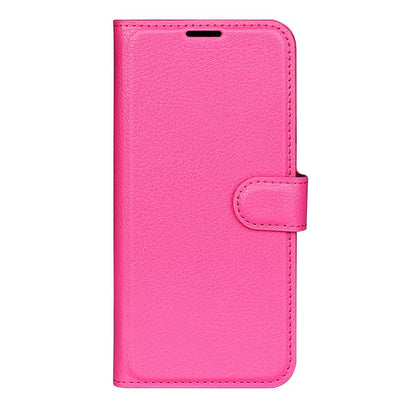 For Redmi Note 17 Pro Max 5G Global 163.4mm Litchi Texture Horizontal Flip Leather Phone Case with Holder - Rose Red - SYA002804639H