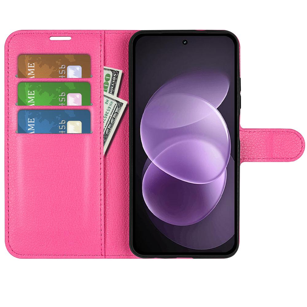 For Redmi Note 17 Pro Max 5G Global 163.4mm Litchi Texture Horizontal Flip Leather Phone Case with Holder - Rose Red - SYA002804639H
