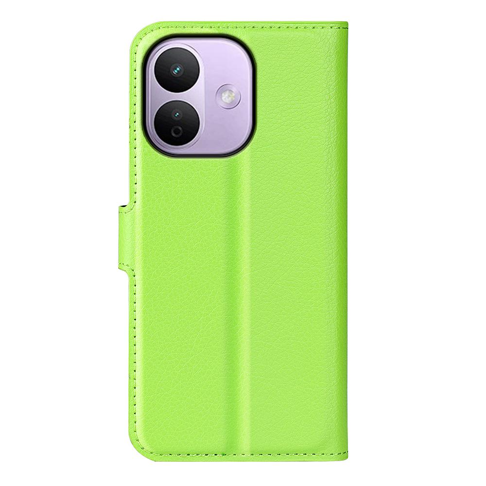 For Redmi Note 17 Pro Max 5G Global 163.4mm Litchi Texture Horizontal Flip Leather Phone Case with Holder - Green - SYA002804639I