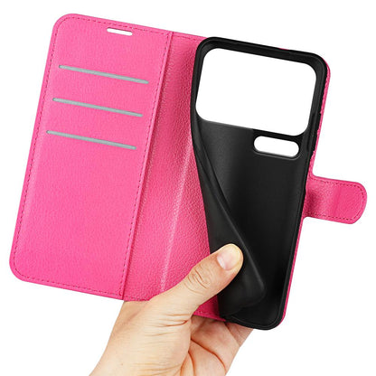 For Xiaomi 18 Pro 5G Litchi Texture Horizontal Flip Leather Phone Case with Holder - Rose Red - SYA002804640H