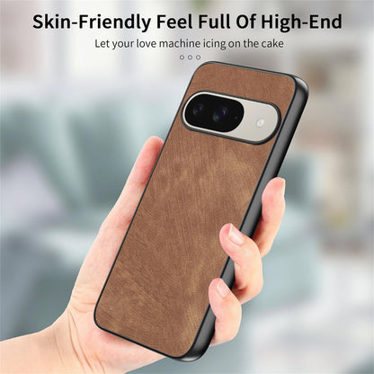 For Google Pixel 11 Vintage Leather PC Back Cover Phone Case - Brown - SYA002808306F
