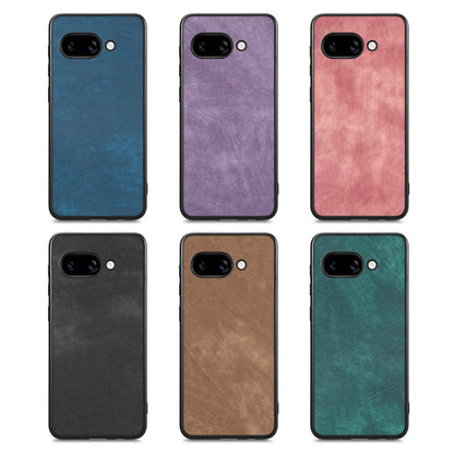 For Google Pixel 11 Vintage Leather PC Back Cover Phone Case - Pink - SYA002808306A