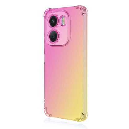 For Honor X6e 4G ENKAY Hat-Prince Gradient Airbag TPU Phone Case - Pink Gold - SYA002820618A