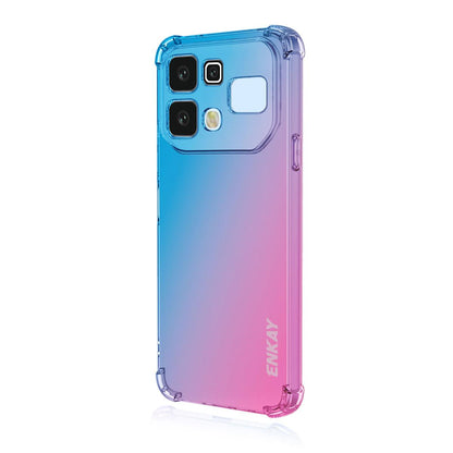 For Infinix Note 60 / 60 Pro 5G ENKAY Hat-Prince Gradient Airbag TPU Phone Case - Blue Pink - SYA002821210C