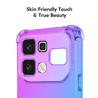 For Infinix Note 60 / 60 Pro 5G ENKAY Hat-Prince Gradient Airbag TPU Phone Case - Blue Pink - SYA002821210C