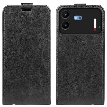 For Nothing Phone 4b R64 Texture Single Vertical Flip Leather Phone Case - Black - SYA002844804A