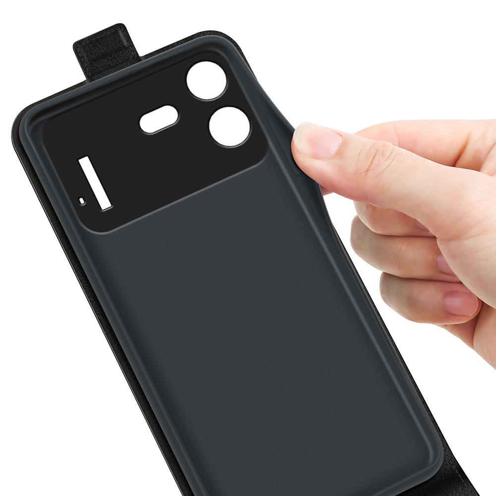 For Nothing Phone 4b R64 Texture Single Vertical Flip Leather Phone Case - Black - SYA002844804A