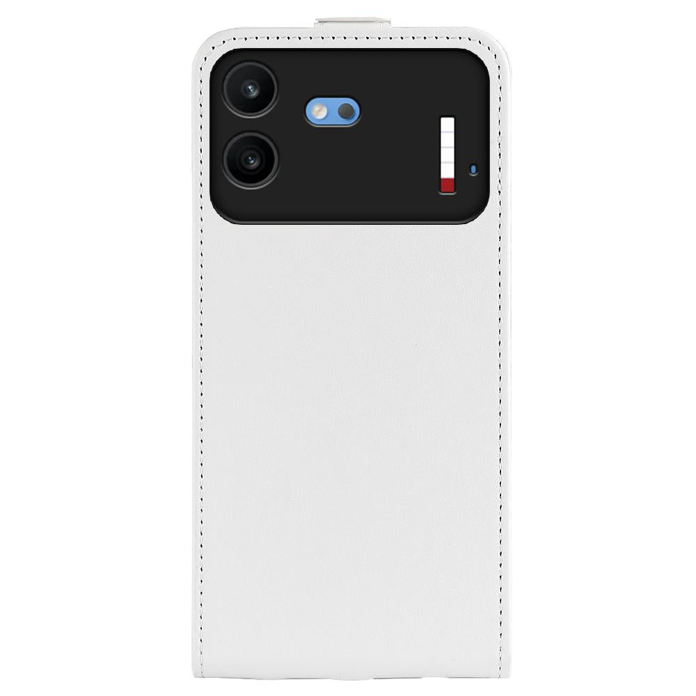 For Nothing Phone 4b R64 Texture Single Vertical Flip Leather Phone Case - White - SYA002844804B