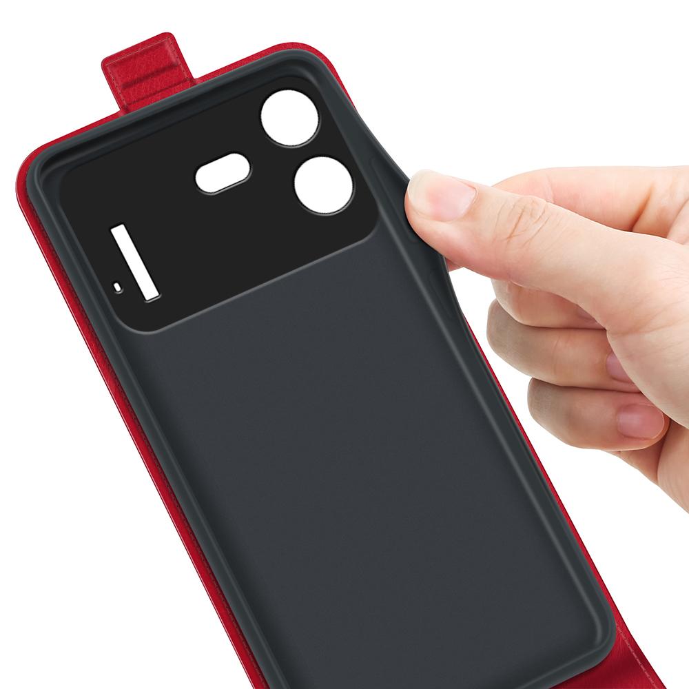 For Nothing Phone 4b R64 Texture Single Vertical Flip Leather Phone Case - Red - SYA002844804C