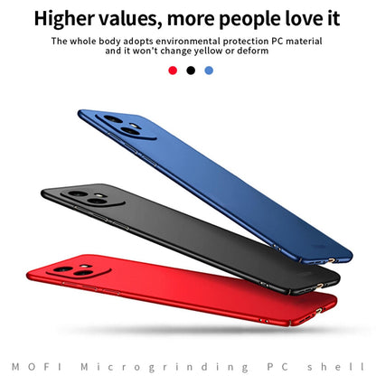 For OnePlus 15T MOFI Micro-Frosted PC Ultra-thin Hard Phone Case - Blue - SYA002864406B
