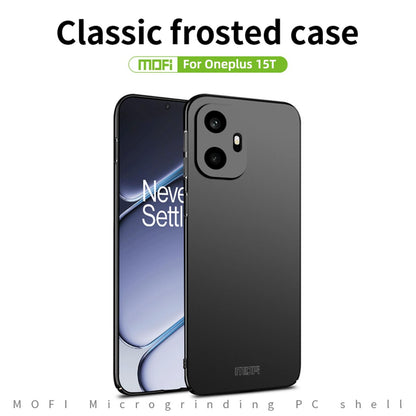 For OnePlus 15T MOFI Micro-Frosted PC Ultra-thin Hard Phone Case - Blue - SYA002864406B