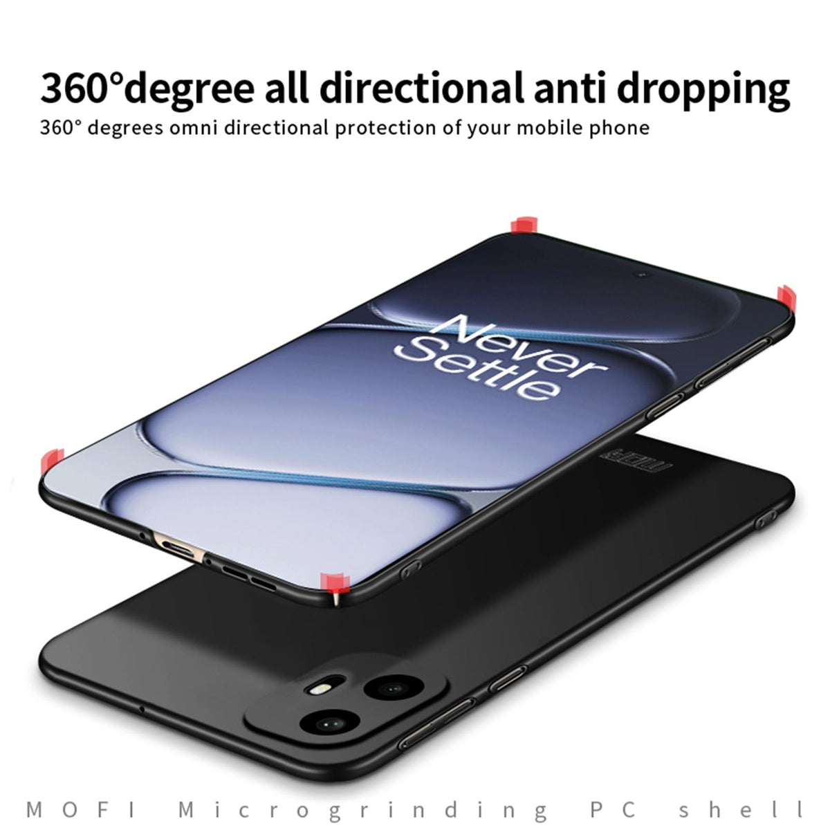 For OnePlus 15T MOFI Micro-Frosted PC Ultra-thin Hard Phone Case - Blue - SYA002864406B