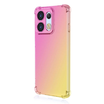 For OPPO Reno16 5G Global ENKAY Hat-Prince Gradient Airbag TPU Phone Case - Pink Gold - SYA002913807A