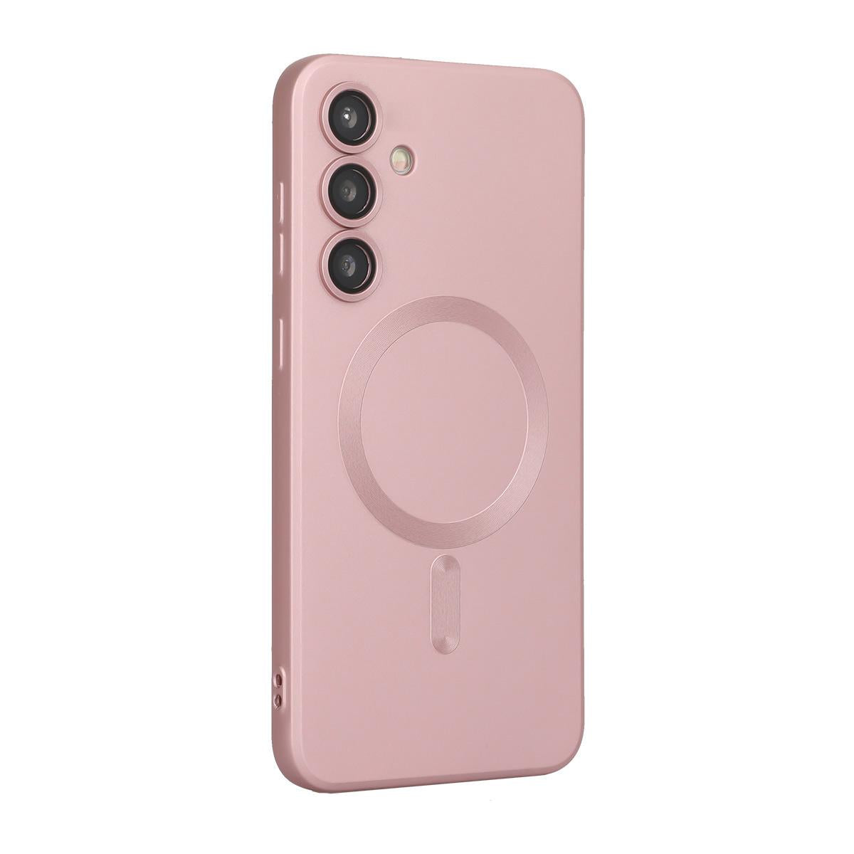 For Galaxy A18 4G / 5G ENKAY MagSafe Matte TPU Phone Case with Lens Film(White)