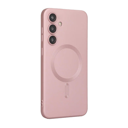 For Galaxy A18 4G / 5G ENKAY MagSafe Matte TPU Phone Case with Lens Film(Pink)