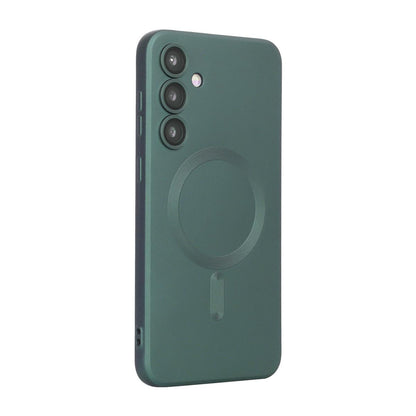 For Galaxy A18 4G / 5G ENKAY MagSafe Matte TPU Phone Case with Lens Film(Deep Green)