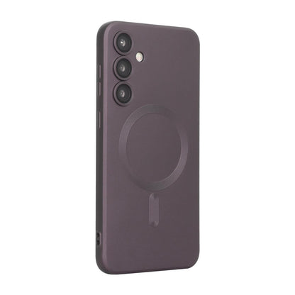 For Galaxy A18 4G / 5G ENKAY MagSafe Matte TPU Phone Case with Lens Film(Purple)