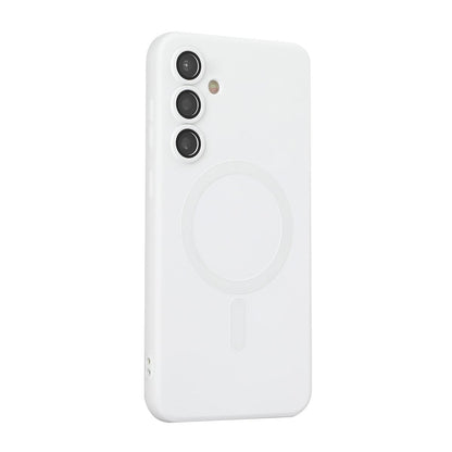 For Galaxy S26 FE 5G ENKAY MagSafe Matte TPU Phone Case with Lens Film(White)