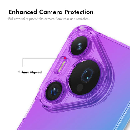 For Huawei Pura 90 Pro ENKAY Hat-Prince Gradient Airbag TPU Phone Case - Pink Gold - SYA002948708A