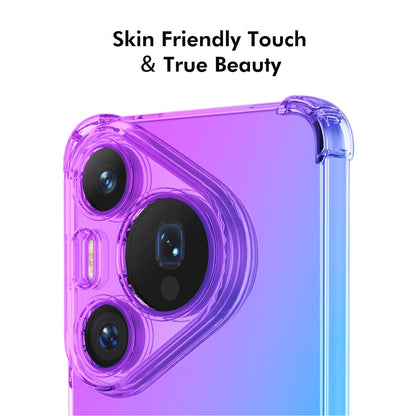 For Huawei Pura 90 Pro ENKAY Hat-Prince Gradient Airbag TPU Phone Case - Blue Pink - SYA002948708C