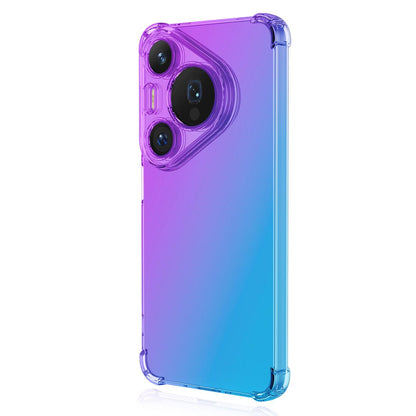 For Huawei Pura 90 Pro ENKAY Hat-Prince Gradient Airbag TPU Phone Case - Purple Blue - SYA002948708D