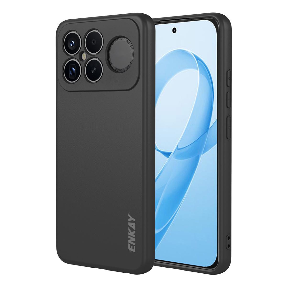 For Xiaomi Poco F8 Ultra / Redmi K90 Pro Max ENKAY Liquid Silicone Soft Shockproof Phone Case(Black)