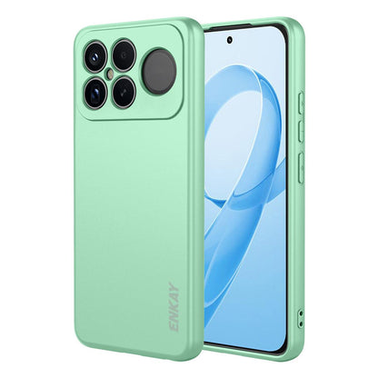 For Xiaomi Poco F8 Ultra / Redmi K90 Pro Max ENKAY Liquid Silicone Soft Shockproof Phone Case(Light Green)