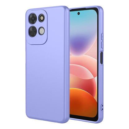 For Redmi 17 4G / 5G Global 170mm ENKAY Liquid Silicone Soft Shockproof Phone Case - Purple - SYA002986524F