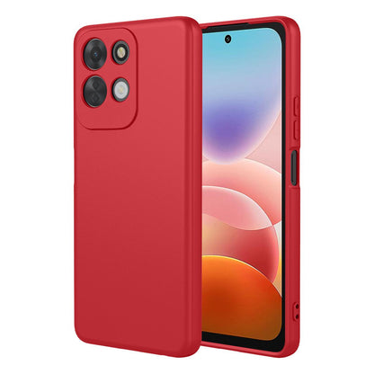 For Redmi 17 4G / 5G Global 170mm ENKAY Liquid Silicone Soft Shockproof Phone Case - Red - SYA002986524G