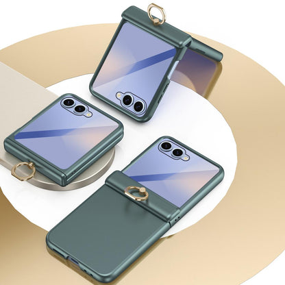 For Galaxy Z Flip8 5G Starry  Case-film Integrated Shockproof Phone Case - Green - SYA002987702A